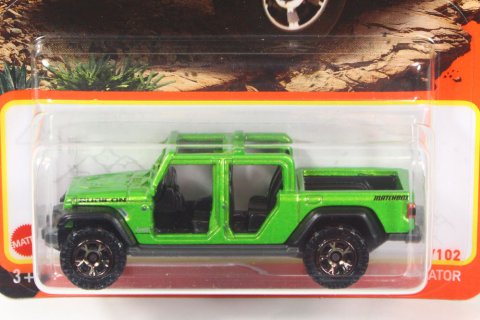 Matchbox 2022 #007 20 Jeep Gladiator グリーン -  【F.C.TOYS】ホットウィールやナスカーなど、輸入3インチミニカー専門の通販ショップ