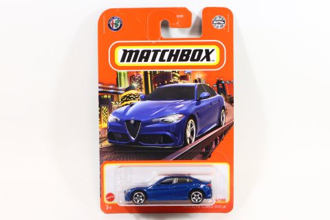 Matchbox 2022 #026 2016 Alfa Romeo Giulia ブルー - 【F.C.TOYS