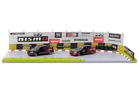 American Diorama 1/64 Race Track Diorama - ADVAN - 【F.C.TOYS