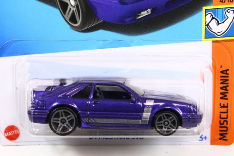 Hot Wheels 2022 #221 84 Mustang SVO パープル [New in Mainline