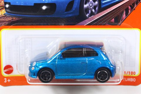 Matchbox 2022 #011 2019 Fiat 500 Turbo ブルー - 【F.C.TOYS】ホットウィールやナスカーなど、輸入3インチ ミニカー専門の通販ショップ