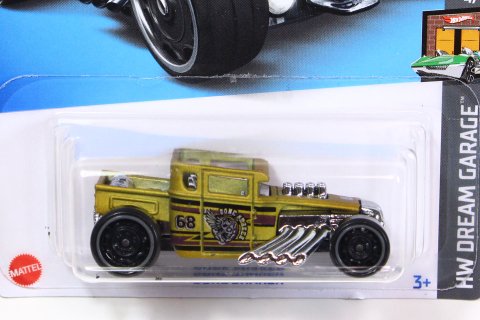 次回再入荷予定 Hot Wheels 2022 #105r Bone Shaker (Open) ゴールド