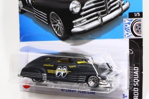 Hot Wheels 2022 #155r 47 Chevy Fleetline ブラック Mooneyes 