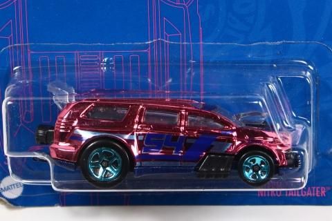 Hot Wheels Pearl & Chrome 2022 Mix.B #6/6 Nitro Tailgater [Chase 