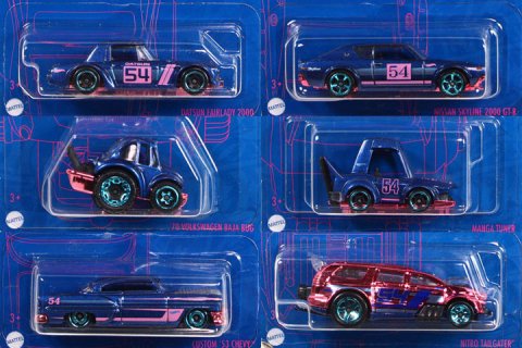 予約/再入荷】 Hot Wheels Pearl & Chrome 2022 Mix.B - 6種セット