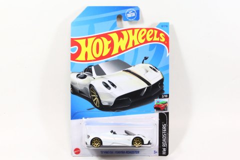 Hot Wheels 2023 #013 17 Pagani Huayra Roadster ホワイト - 【F.C.