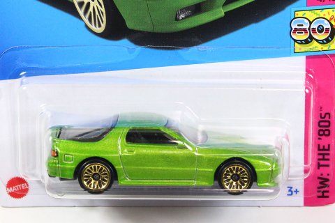 Hot Wheels 2023 #051 89 Mazda Savanna RX-7 FC3S グリーン -  【F.C.TOYS】ホットウィールやナスカーなど、輸入3インチミニカー専門の通販ショップ