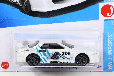 Hot Wheels 2023 #069 Nissan Skyline GT-R (R32) ホワイト GODZILLA ...