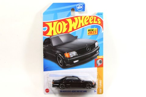 Hot Wheels 2023 #150 89 Mercedes-Benz 560 SEC AMG ブラック [New 