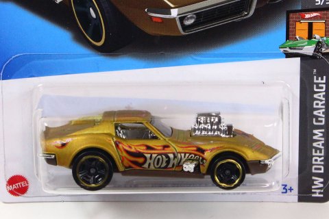 Hot Wheels 2023 #139 68 Corvette - Gas Monkey Garage ゴールド