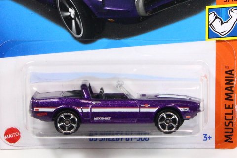予約/再入荷】 Hot Wheels 2023 #195 69 Shelby GT-500 パープル