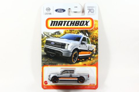 Matchbox 2023 #020 2022 Ford F-150 Lightning シルバー [70 YEARS] -  【F.C.TOYS】ホットウィールやナスカーなど、輸入3インチミニカー専門の通販ショップ