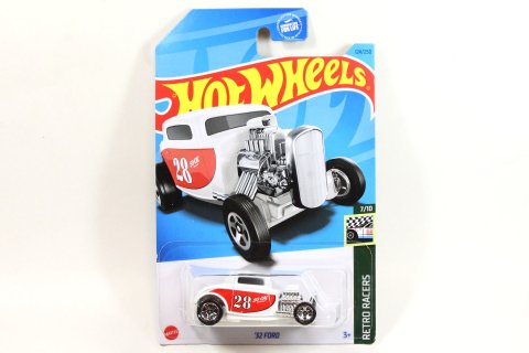 Hot Wheels 2023 #124 32 Ford ホワイト - 【F.C.TOYS】ホットウィール 