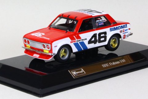 Bburago 1/43 BRE Datsun 510 レッド/ホワイト - 【F.C.TOYS】ホット 