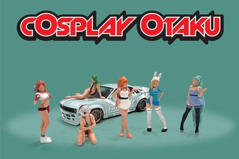 American Diorama 1/64 Cosplay Otaku -  【F.C.TOYS】ホットウィールやナスカーなど、輸入3インチミニカー専門の通販ショップ