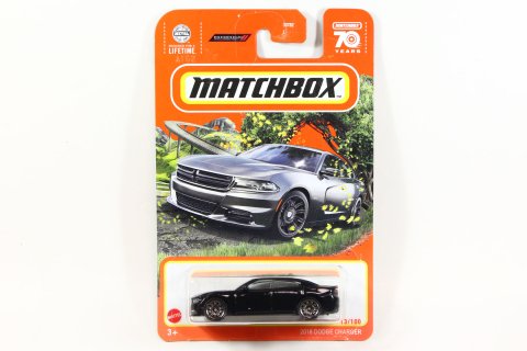 Matchbox 2023 #013 2018 Dodge Charger ブラック -  【F.C.TOYS】ホットウィールやナスカーなど、輸入3インチミニカー専門の通販ショップ