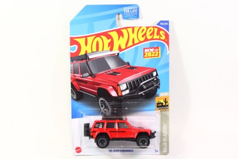 Hot Wheels 2022 #150r 95 Jeep Cherokee レッド [New for 2022