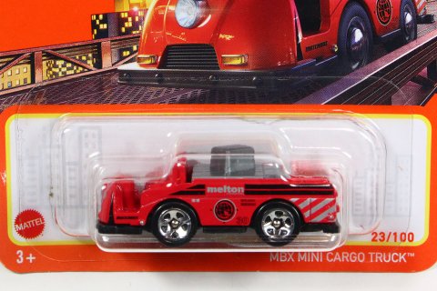 Matchbox 2021 #023 MBX Mini Cargo Truck レッド with Cargo [New for 