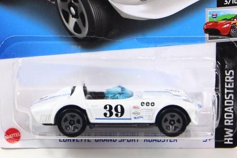 Hot Wheels 2023 #014r Corvette Grand Sport Roadster ホワイト 