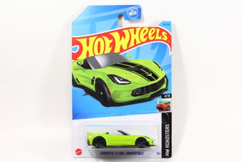 Hot Wheels Dollar General 2023 #034 Corvette C7 Z06 Convertible