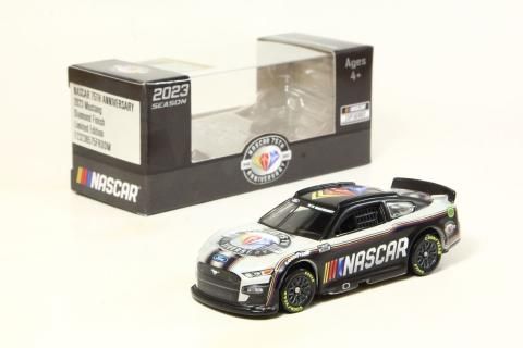 1/64 Nascar 2023 NASCAR 75th Ford Mustang Diamond Finish