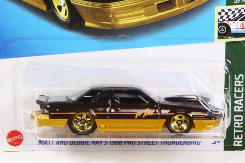 Hot Wheels 2023 #056r M&D Hay's 1988 Pro Street Thunderbird