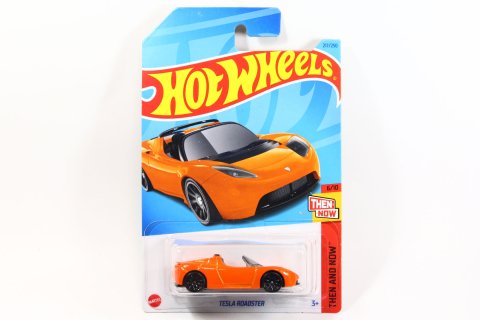 Hot Wheels 2023 #217 Tesla Roadster (2008) オレンジ - 【F.C.TOYS