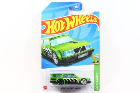 予約/再入荷】 Hot Wheels 2023 #245 Volvo 240 Drift Wagon グリーン