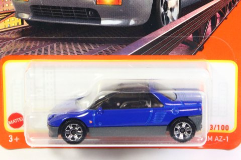 次回再入荷予定 Matchbox 2023 #003 1992 Mazda Autozam AZ-1 ブルー 