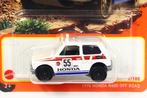 Matchbox 2023 #007 1970 Honda N600 Off Road ホワイト [New for 2023 