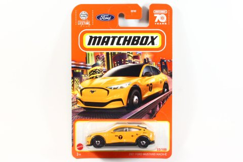 Matchbox 2023 #022 2021 Ford Mustang Mach-E オレンジ -  【F.C.TOYS】ホットウィールやナスカーなど、輸入3インチミニカー専門の通販ショップ