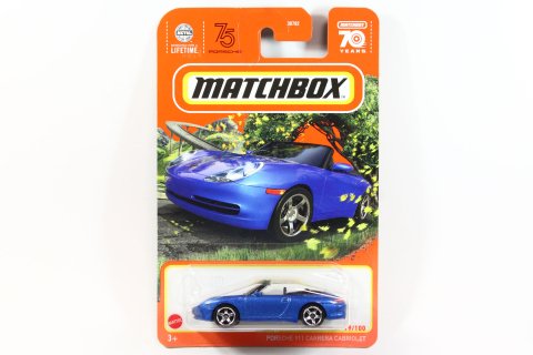 Matchbox 2023 #079 Porsche 911 Carrera Cabriolet (996) ブルー -  【F.C.TOYS】ホットウィールやナスカーなど、輸入3インチミニカー専門の通販ショップ