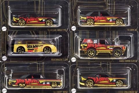 Hot Wheels Black & Yellow 2023 - 6種セット (チェイス含む) - 【F.C.