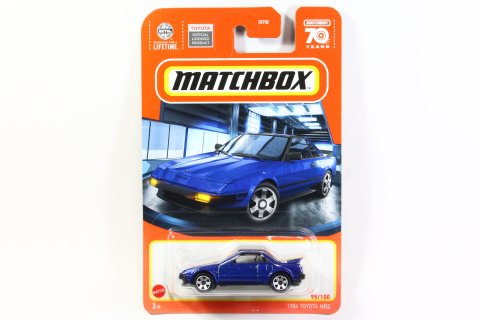 Matchbox 2023 #095 1984 Toyota MR2 ダークブルー Headright Down - 【F.C.TOYS】ホットウィール やナスカーなど、輸入3インチミニカー専門の通販ショップ