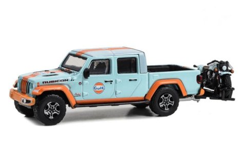 Greenlight インドネシア限定 1/64 2020 Jeep Gladiator Rubicon w/Motorcycle Gulf -  【F.C.TOYS】ホットウィールやナスカーなど、輸入3インチミニカー専門の通販ショップ