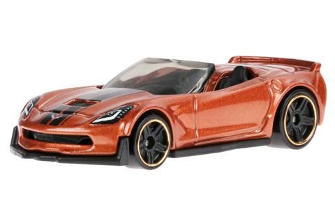 Hot Wheels 2023 #034r Corvette C7 Z06 Convertible カッパー