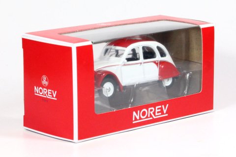 Norev 1/54 Citroen 2CV Dolly 1986 ホワイト/レッド - 【F.C.TOYS】ホットウィールやナスカーなど、輸入3インチ ミニカー専門の通販ショップ