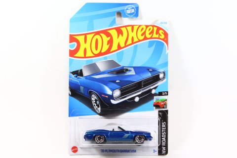 Hot Wheels 2024 #020 70 Plymouth Barracuda ブルー - 【F.C.TOYS】ホットウィール やナスカーなど、輸入3インチミニカー専門の通販ショップ