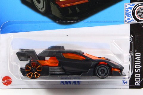 Hot Wheels 2024 #026 Punk Rod ブラック/オレンジ [New for 2024