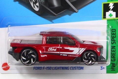 【予約/再入荷】 Hot Wheels 2024 #037 Ford F-150 Lightning Custom レッド -  【F.C.TOYS】ホットウィールやナスカーなど、輸入3インチミニカー専門の通販ショップ