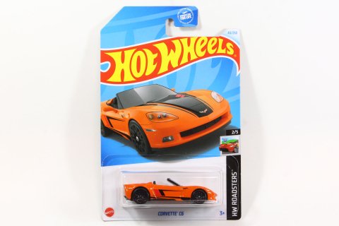 Hot Wheels 2024 #040 Corvette C6 (Convertible) オレンジ - 【F.C. 