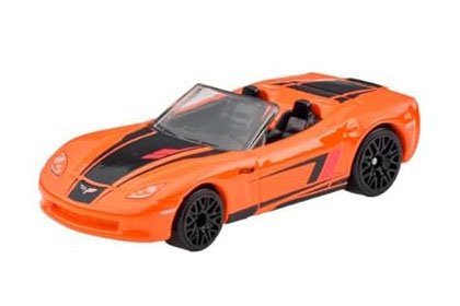 Hot Wheels 2024 #040 Corvette C6 (Convertible) オレンジ - 【F.C.