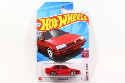 予約/再入荷】 Hot Wheels 2024 #041 Proton Saga レッド [New for