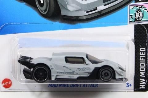 Hot Wheels 2024 #059 Mad Mike Drift Attack グレー - 【F.C.
