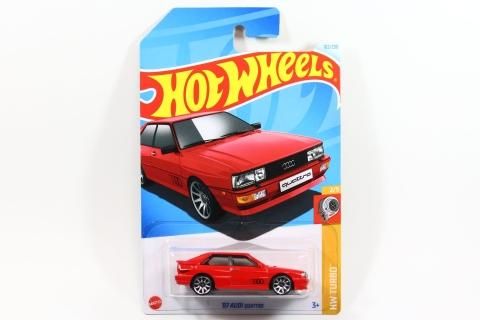 Hot Wheels 2024 #102 87 Audi Quattro レッド [New for 2024