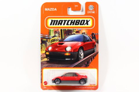 Matchbox 2024 #024 1992 Mazda Autozam AZ-1 レッド -  【F.C.TOYS】ホットウィールやナスカーなど、輸入3インチミニカー専門の通販ショップ