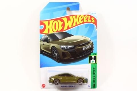 Hot Wheels 2024 #036r Audi RS e-tron GT ダークグリーン