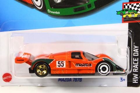 Kyosho 1/64 Mazda collection 787B orange/green #55 Diecast