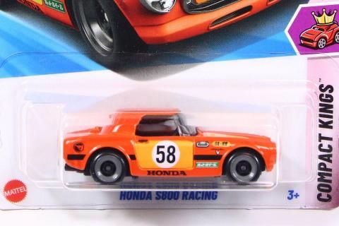 次回再入荷予定 Hot Wheels 2025 #212 Honda S800 Racing オレンジ