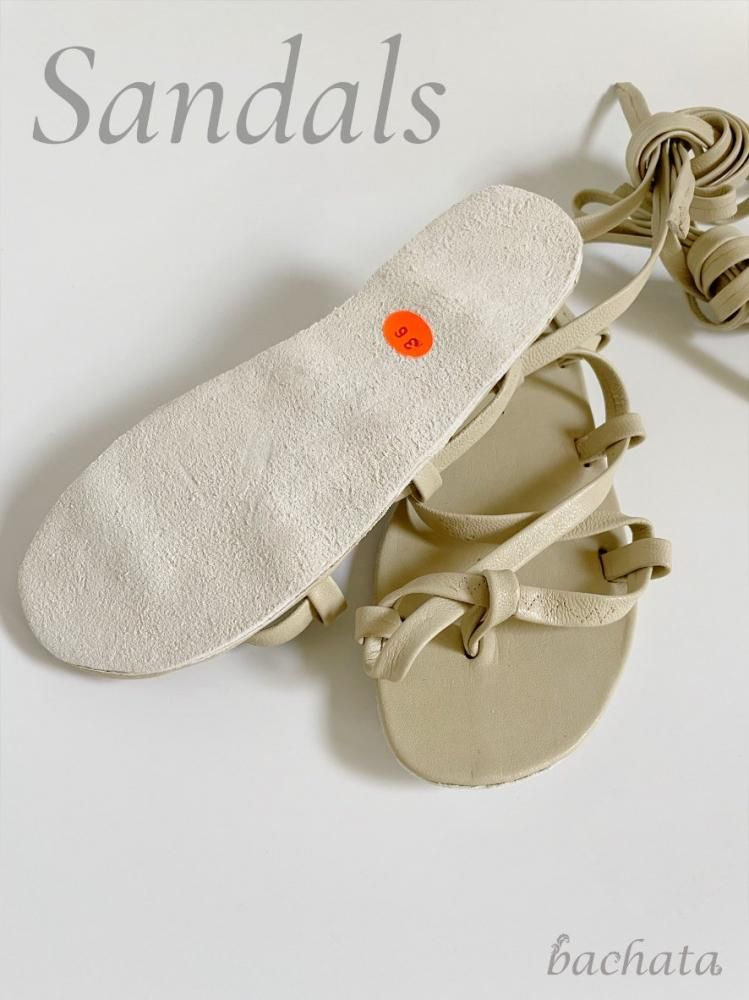 ベリーダンス 編み上げサンダル レースアップ 2サイズ (36/38)